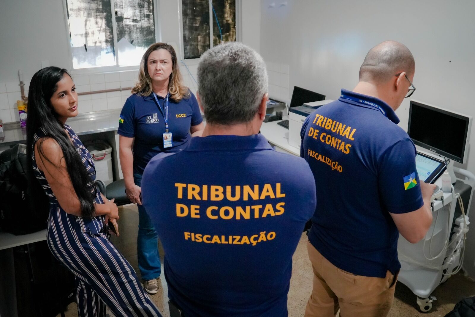 NO LUGAR DE VEREADORES PREGUIÇOSOS - TCE de Rondônia fiscaliza hospital e unidades básicas de saúde em Monte Negro

